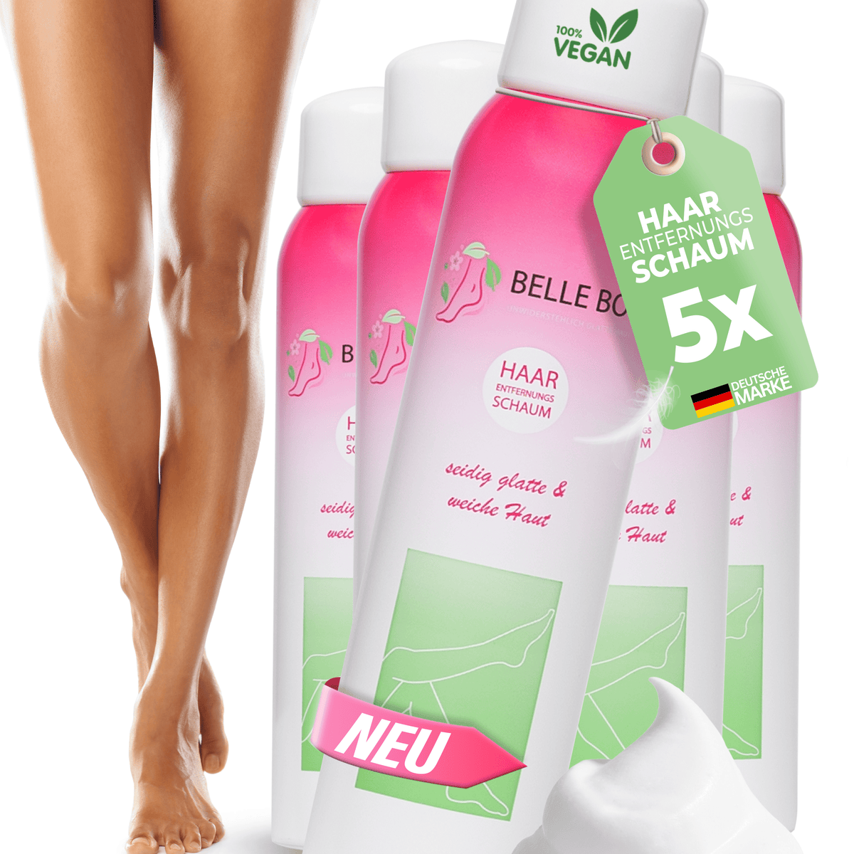 Belle Body depilační pěna pro muže