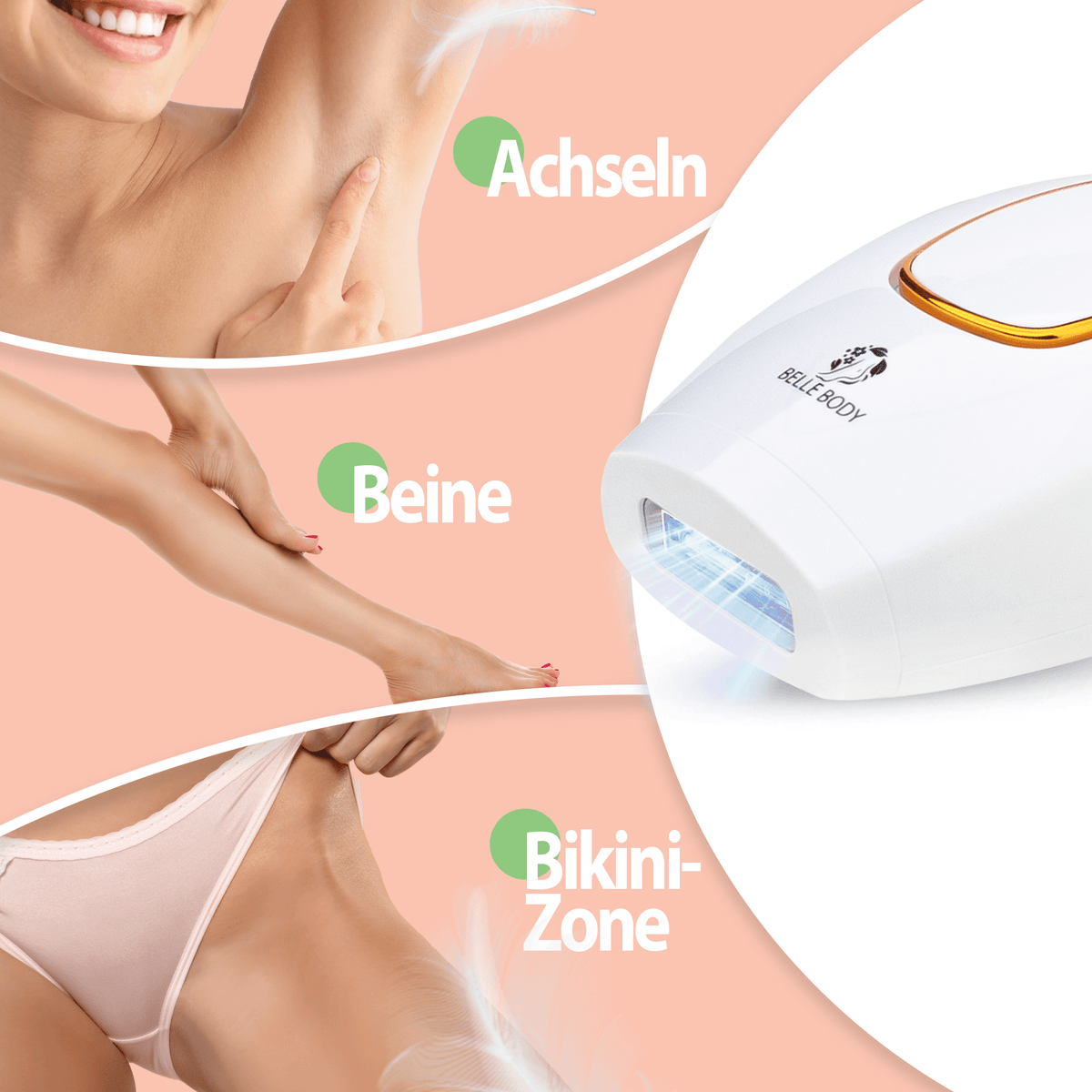 Belle Body IPL Ultra+ a PĚNA NA ODSTRAŇOVÁNÍ CHLOUPKŮ ZDARMA