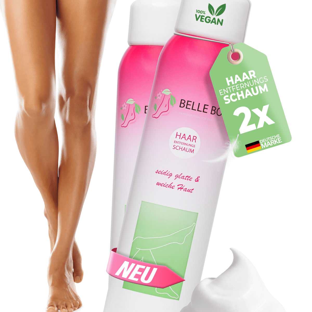 Belle Body depilační pěna pro muže