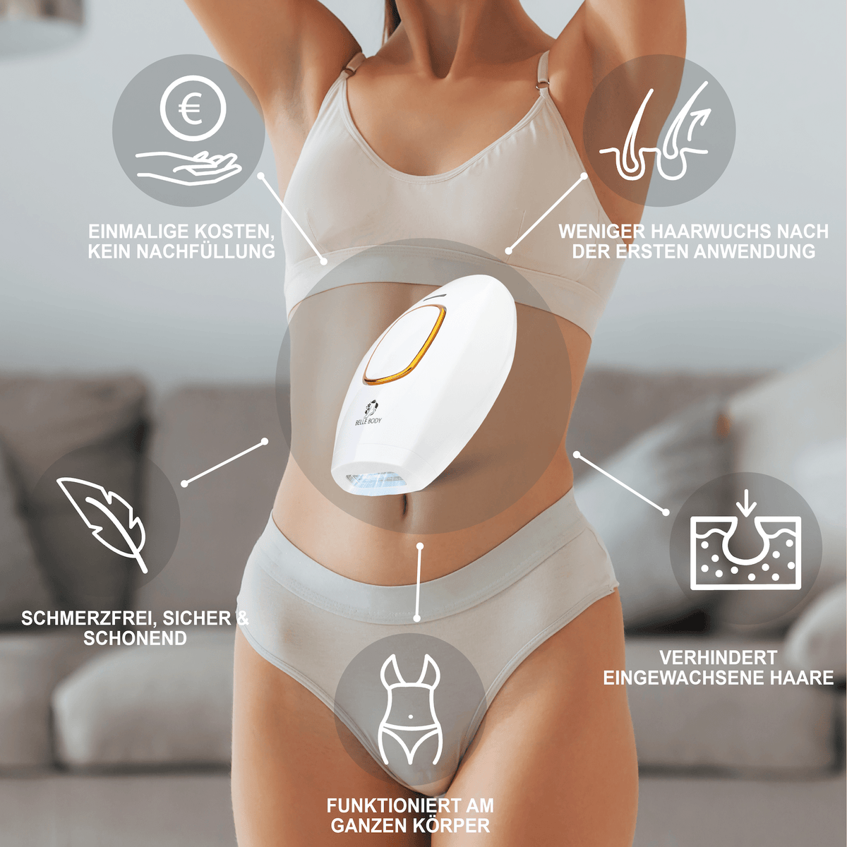 Belle Body IPL Ultra+ a PĚNA NA ODSTRAŇOVÁNÍ CHLOUPKŮ ZDARMA