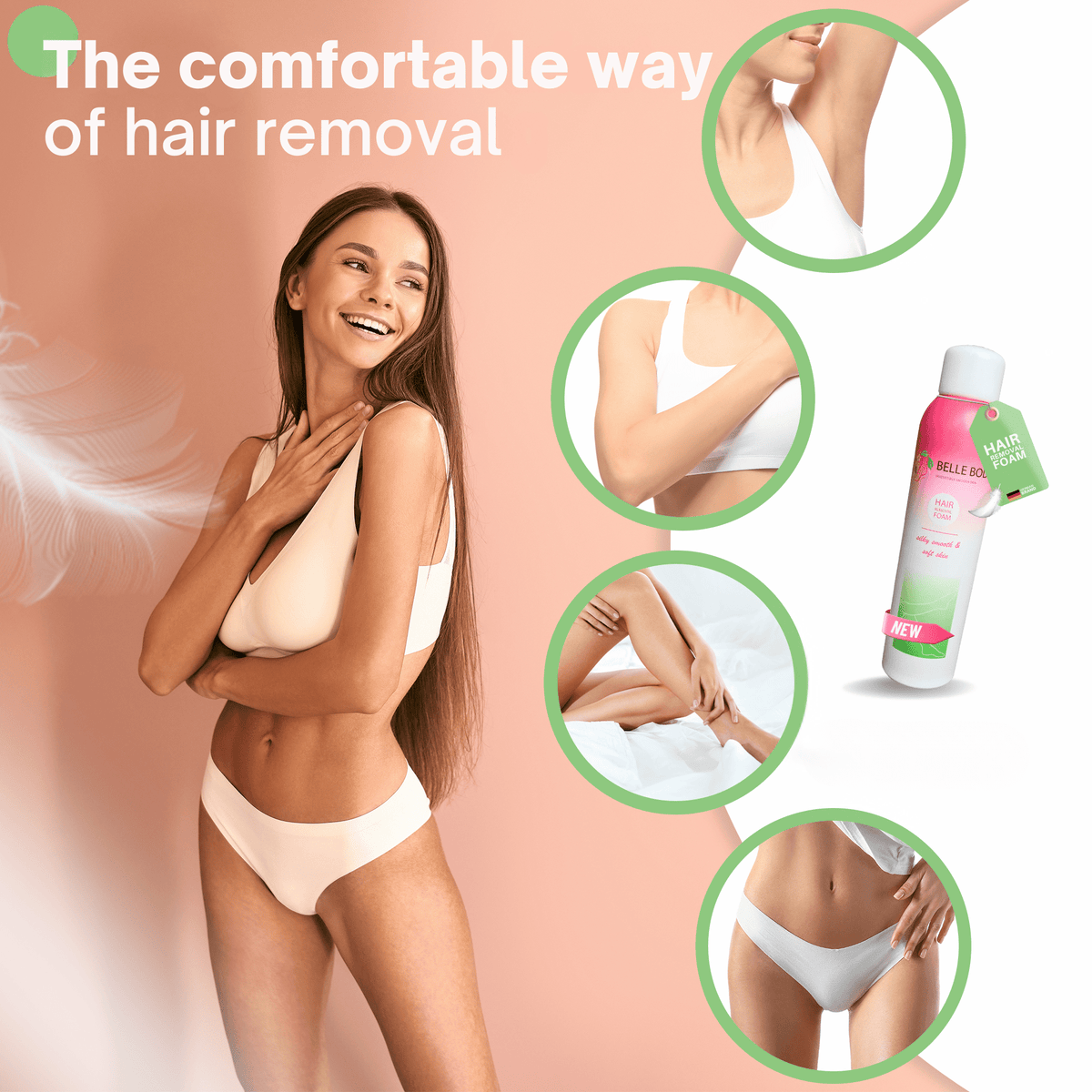 3× Belle Body Hair Removal